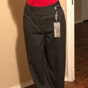 Chico’s Original Pinstripe Slacks NWT Sz 1.5 / 10